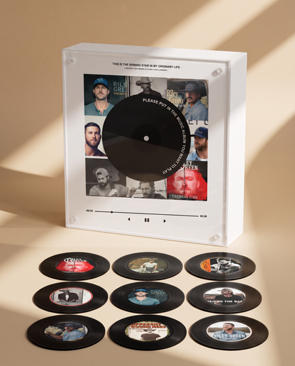 Riley Green music player box – beige scene