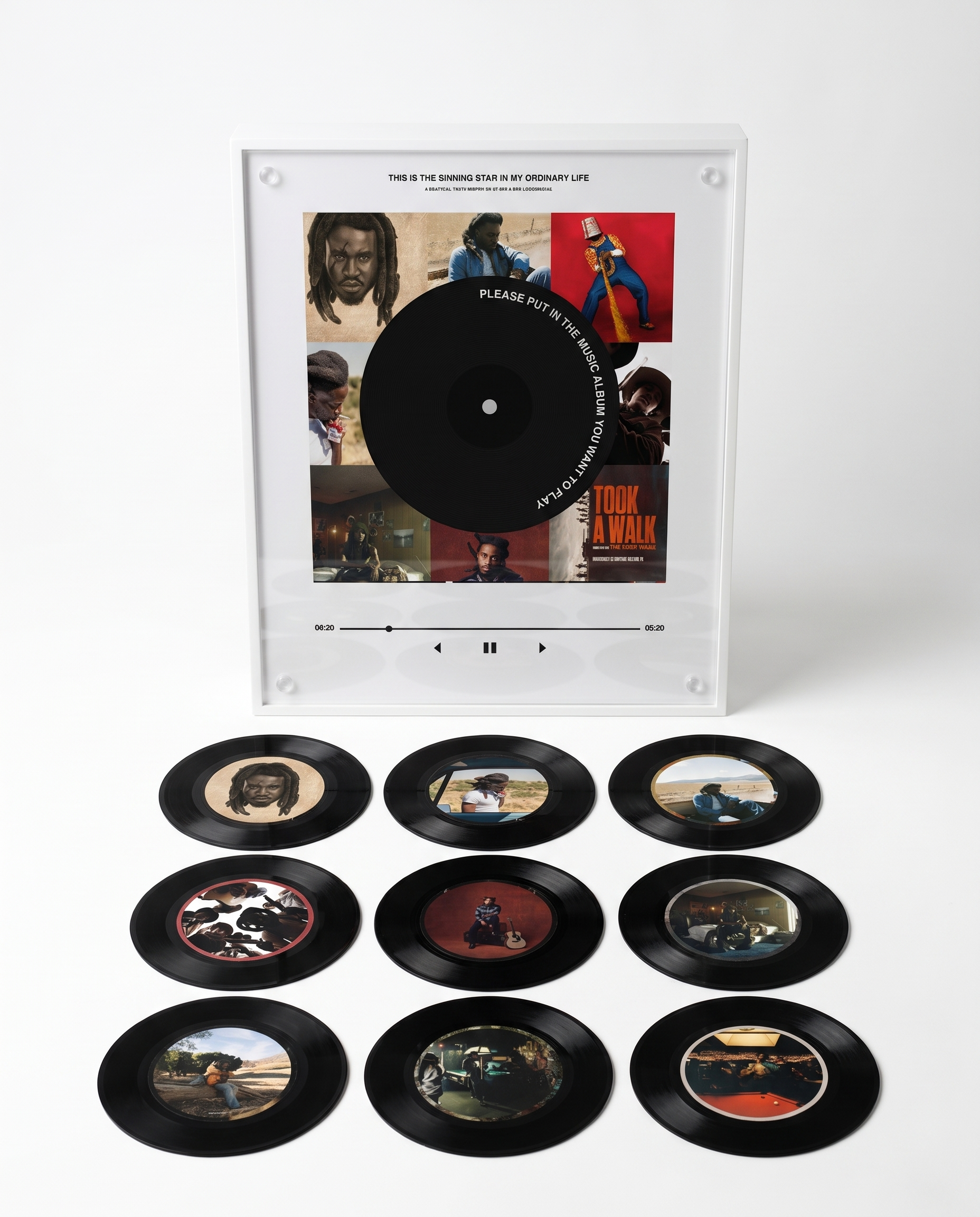 Shaboozey music player box – white studio