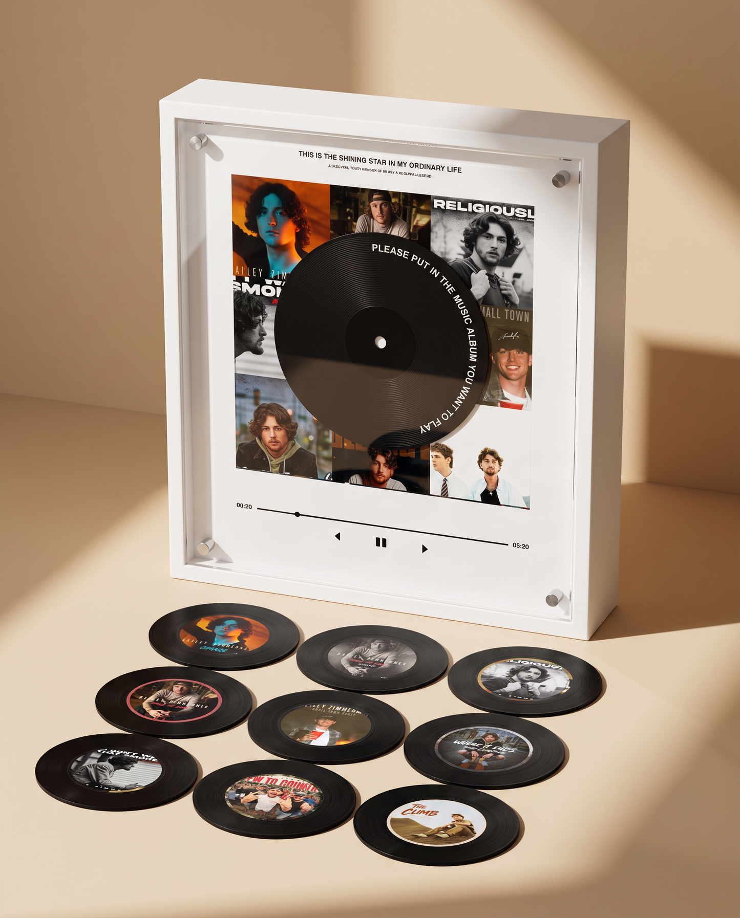 Bailey Zimmerman music player box – beige scene