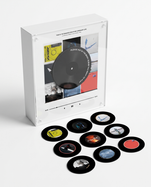 Post Malone music player box – white studio